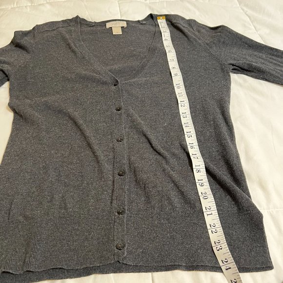 Ann Taylor Loft Cardigan dark gray size M - Picture 6 of 13
